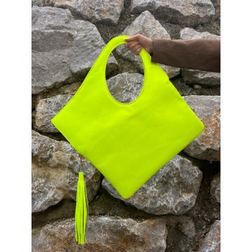 Torba Lilla neon rumena